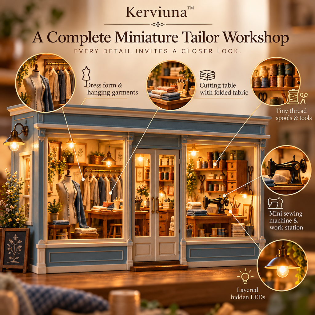 Vorzqel™ Last Stitch Tailor Shop Light