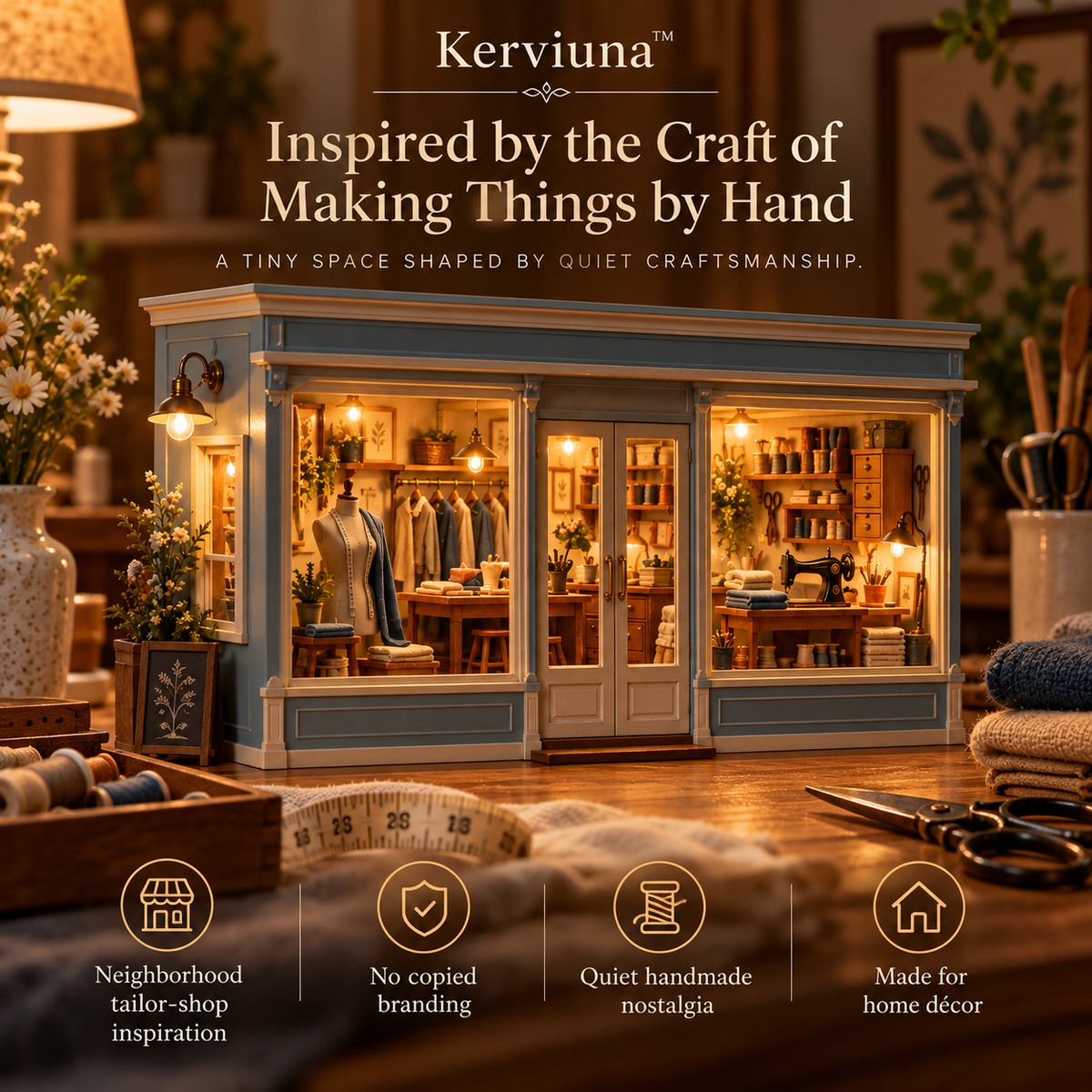 Vorzqel™ Last Stitch Tailor Shop Light