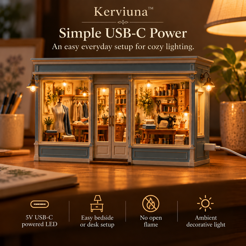 Vorzqel™ Last Stitch Tailor Shop Light