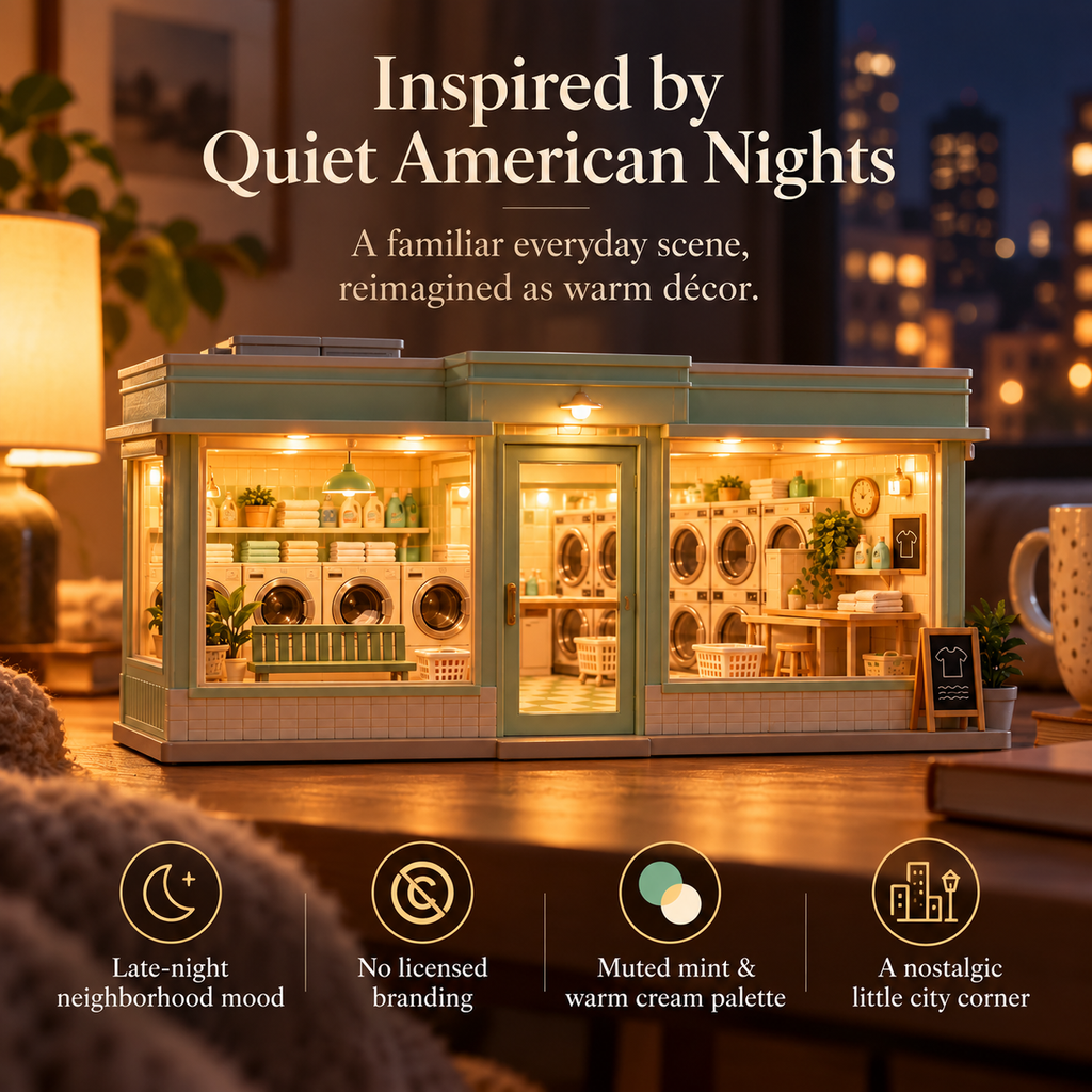 Vorzqel™ Midnight Wash Laundromat Light