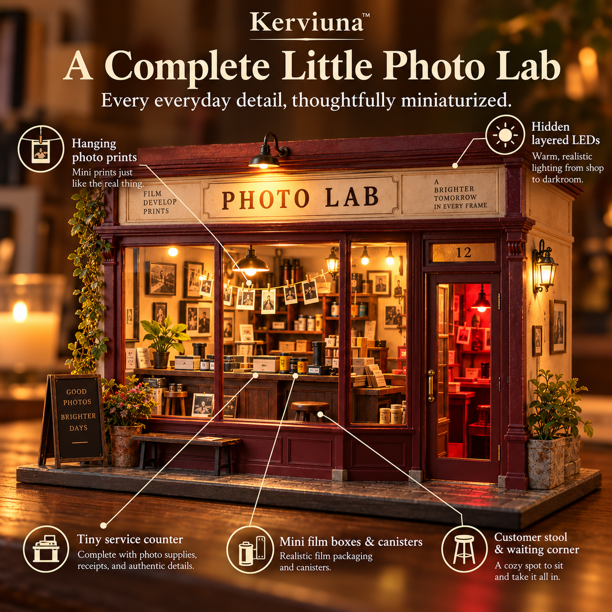 Vorzqel™ Nightframe Photo Lab Light