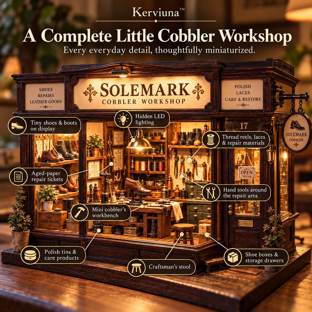 Vorzqel™ Solemark Cobbler Workshop Light