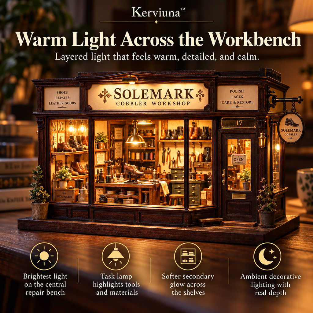 Vorzqel™ Solemark Cobbler Workshop Light
