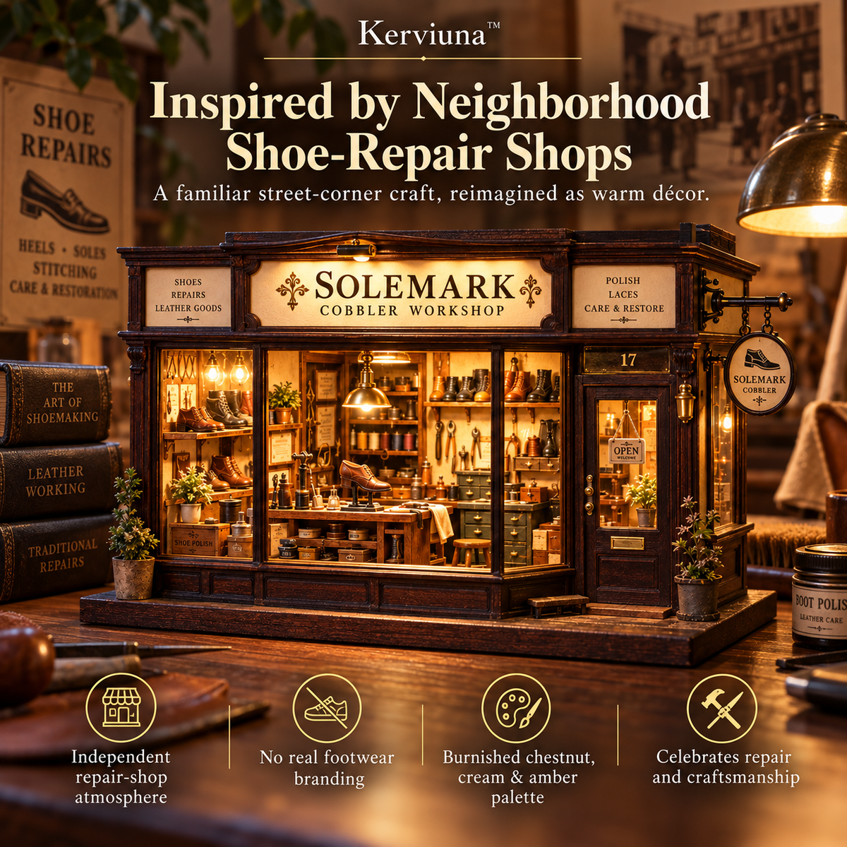 Vorzqel™ Solemark Cobbler Workshop Light