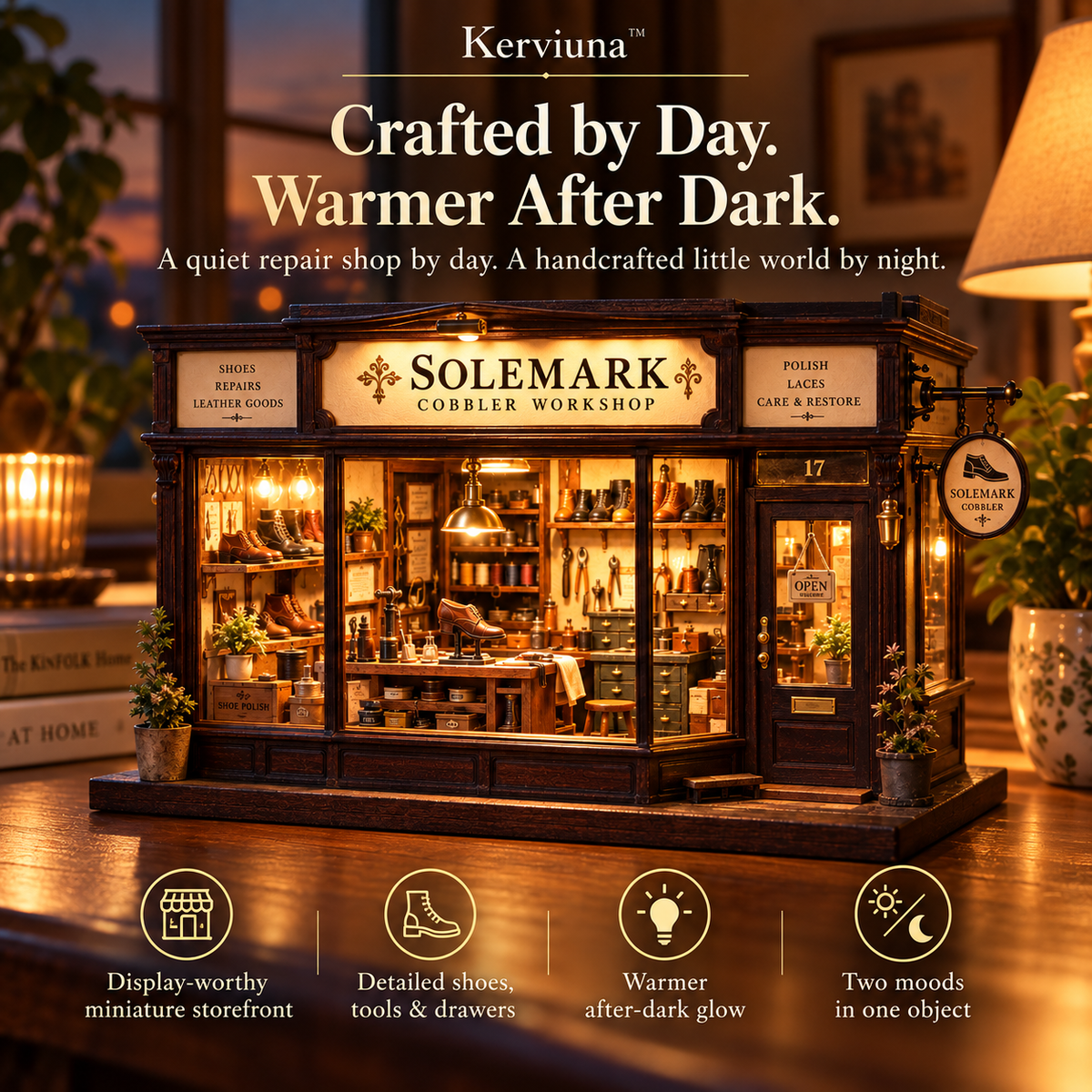Vorzqel™ Solemark Cobbler Workshop Light