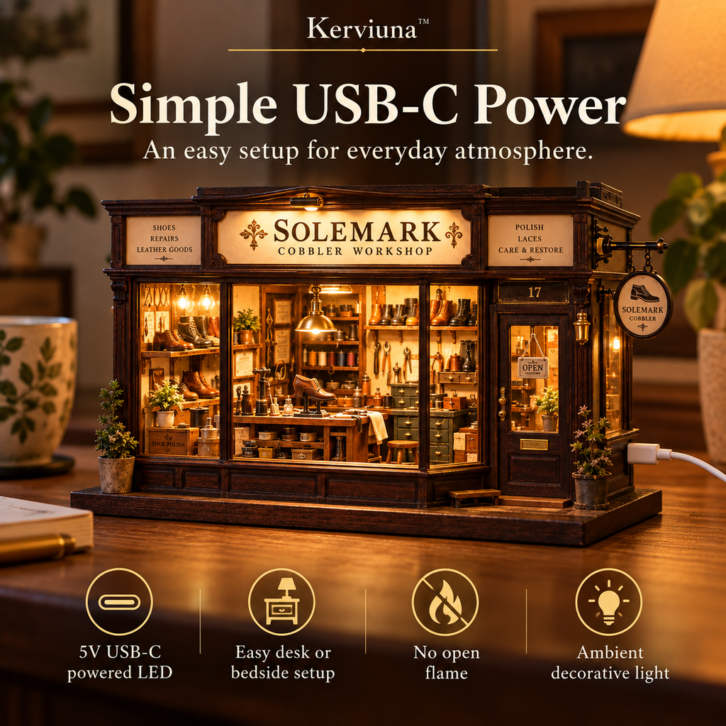 Vorzqel™ Solemark Cobbler Workshop Light