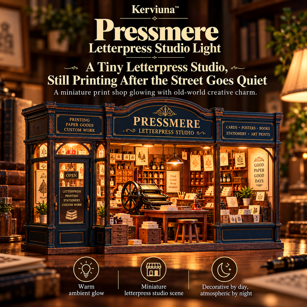 Vorzqel™ Pressmere Letterpress Studio Light