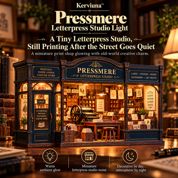 Vorzqel™ Pressmere Letterpress Studio Light