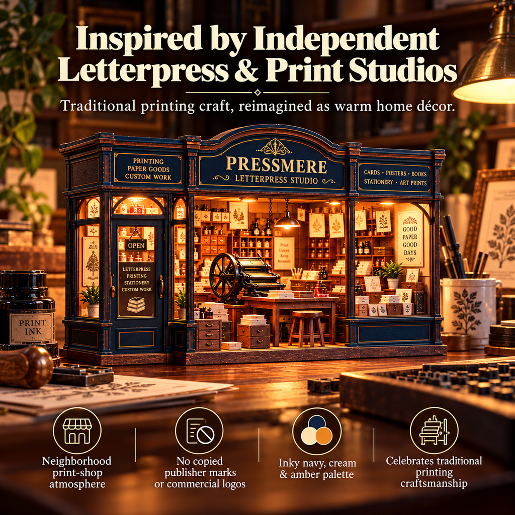 Vorzqel™ Pressmere Letterpress Studio Light