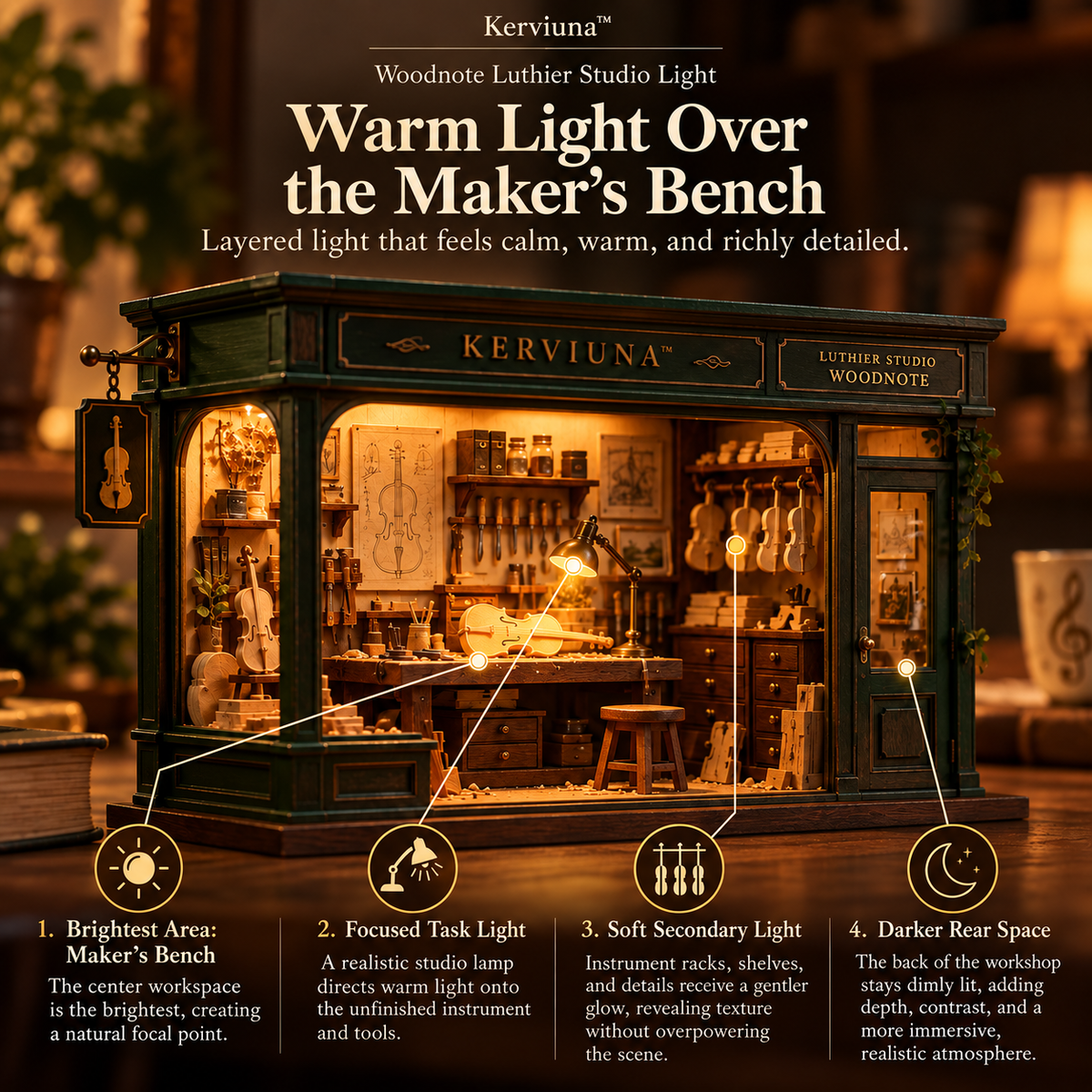 Vorzqel™ Woodnote Luthier Studio Light