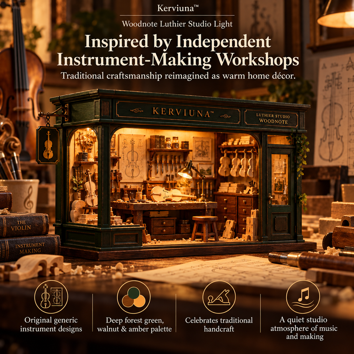 Vorzqel™ Woodnote Luthier Studio Light