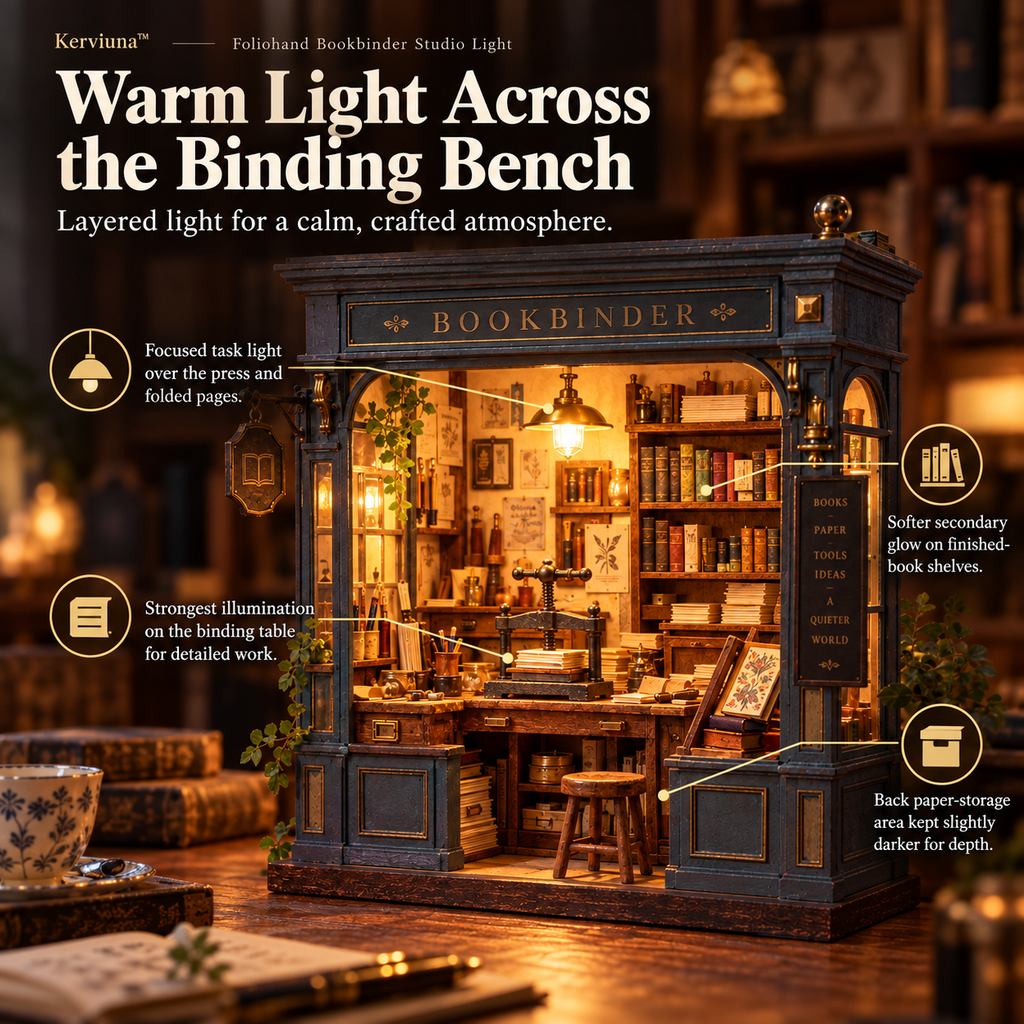 Vorzqel™ Foliohand Bookbinder Studio Light