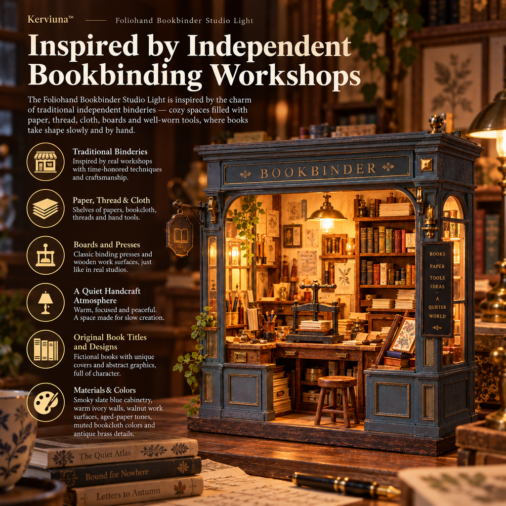 Vorzqel™ Foliohand Bookbinder Studio Light