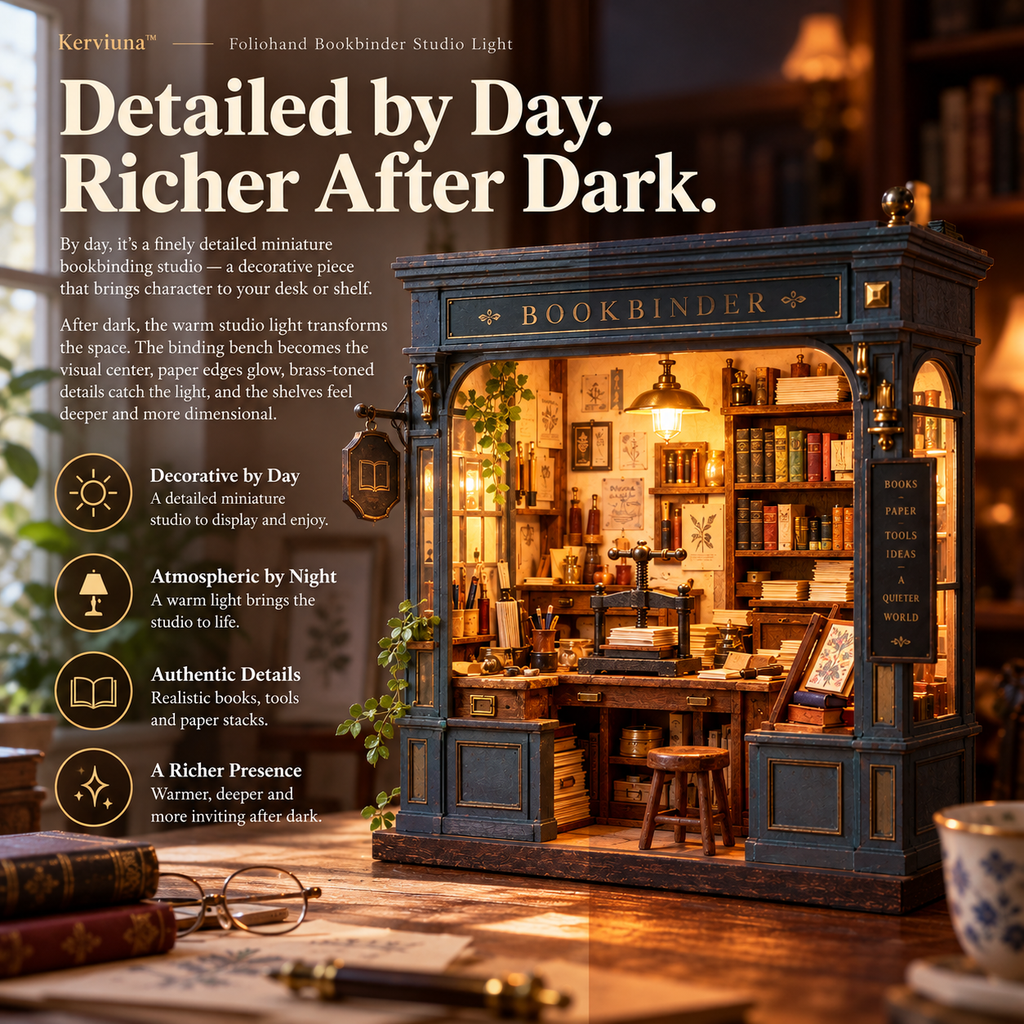 Vorzqel™ Foliohand Bookbinder Studio Light