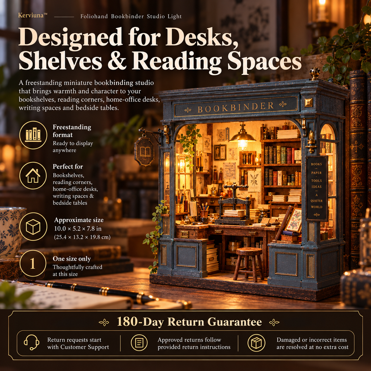 Vorzqel™ Foliohand Bookbinder Studio Light