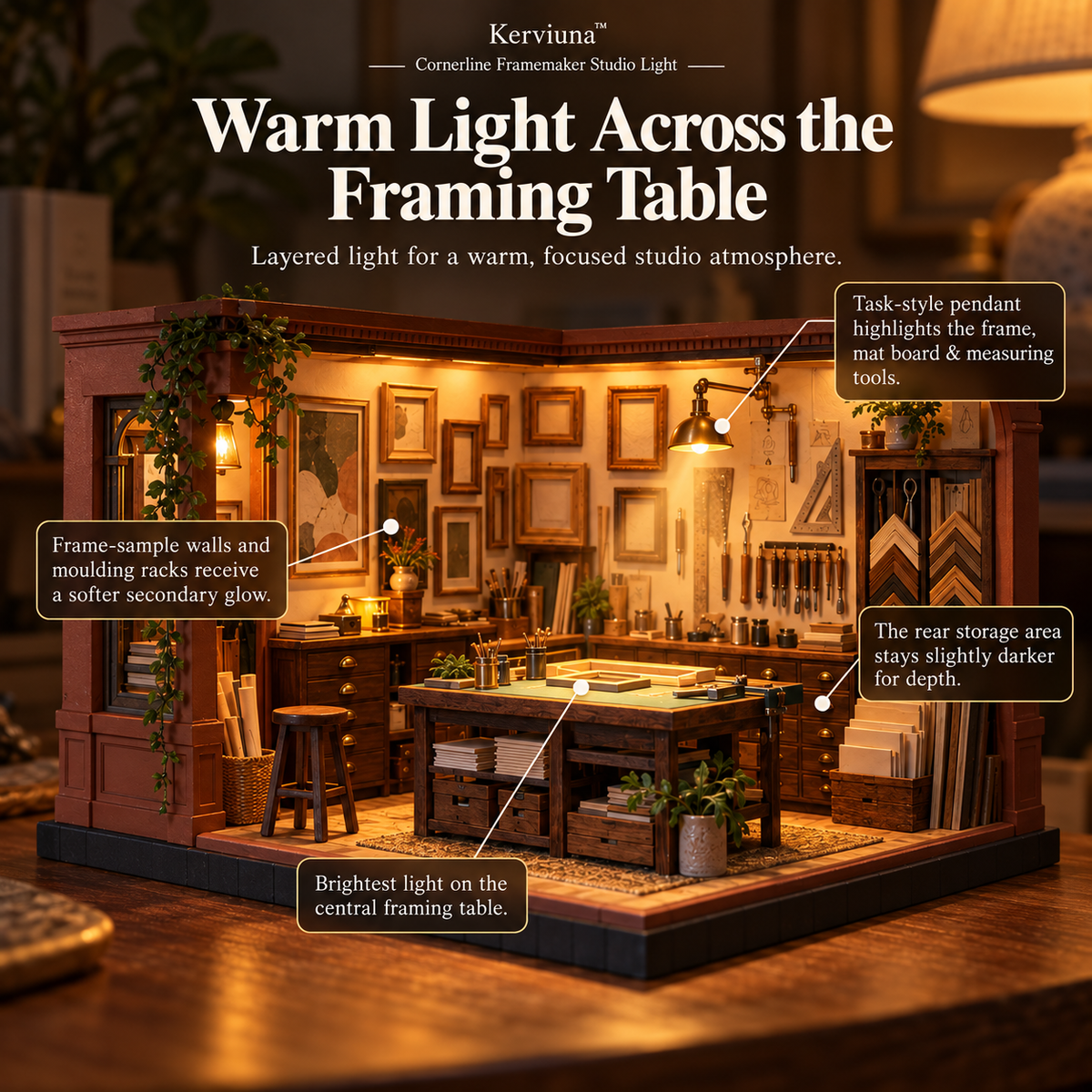 Vorzqel™ Cornerline Framemaker Studio Light